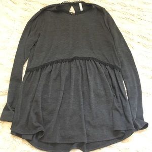 Roolee Lace Collar Peplum Tol